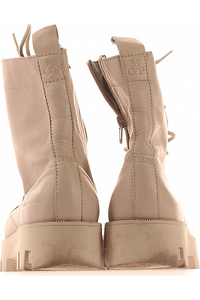 Dámské Workery Kožené Béžové Marc O´Polo Vel. 39