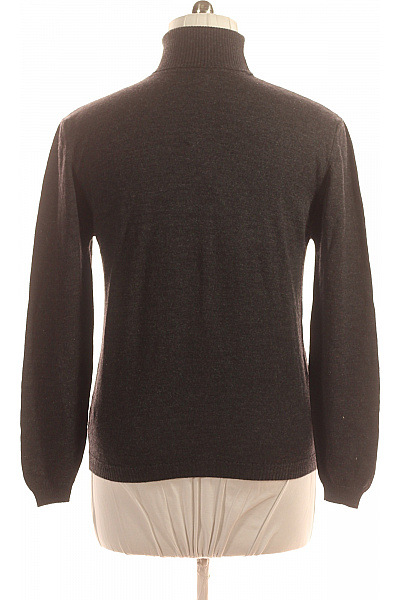 Pánský Svetr Meriný Šedý Terranova Vel. M