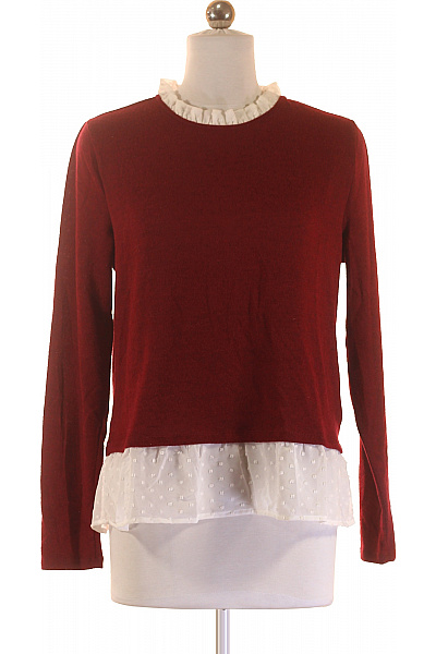 ONLY  Halenka Pletená Vínová Vel. S