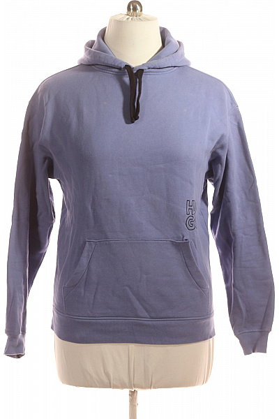Pánská Mikina Bez Zapínání Modrá Hugo Boss Vel. M