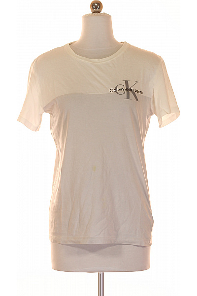 Dámské Tričko S Potiskem Šedé Calvin Klein