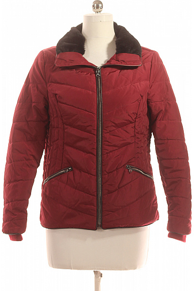 Tchibo Prošívaná Dámská Bunda Vínová Vel. 38