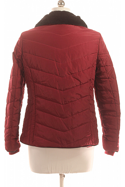 Tchibo Prošívaná Dámská Bunda Vínová Vel. 38