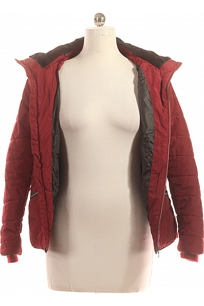 Tchibo Prošívaná Dámská Bunda Vínová Vel. 38