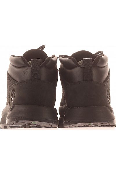 Pánské Boty Kožené Černé Timberland Vel.  42