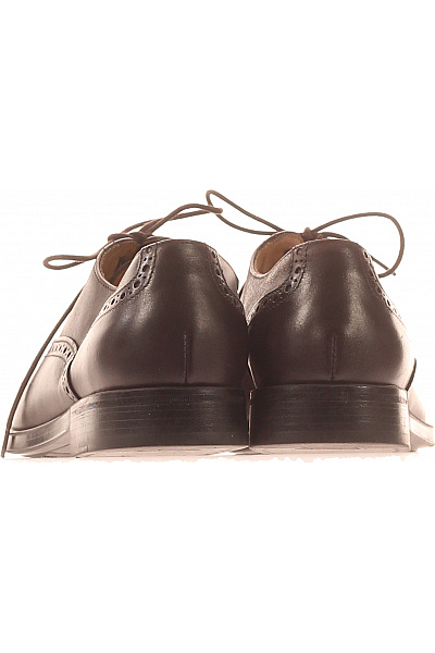 A.testoni Pánské Boty Kožené Hnědé Second hand