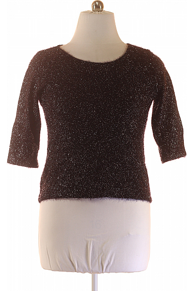  Halenka Pletená Černá Second Hand Vel. 46