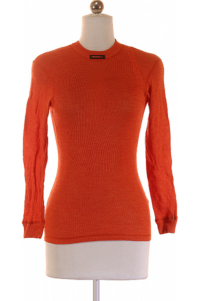 Dámský Pulovr Oranžový Second Hand
