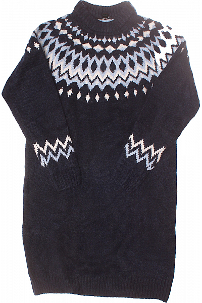  Šaty Pletené Modré Esmara Vel. XS