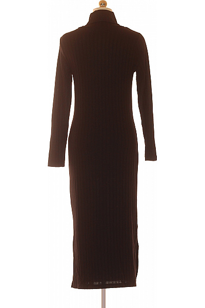 F&F  Šaty Pletené Černé Vel. 36