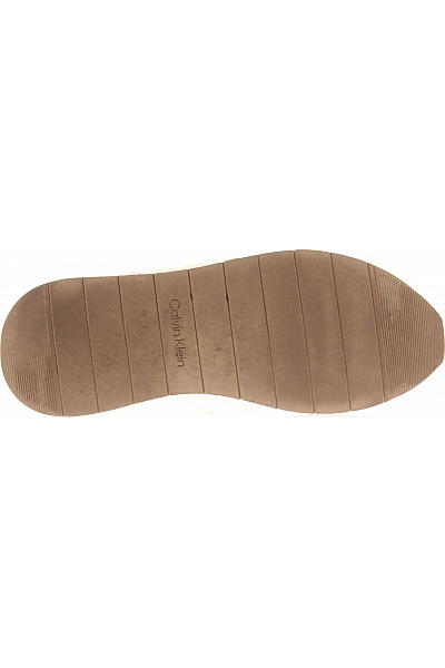 Calvin Klein Dámské Tenisky Kožené Bílé Second hand Vel. 41