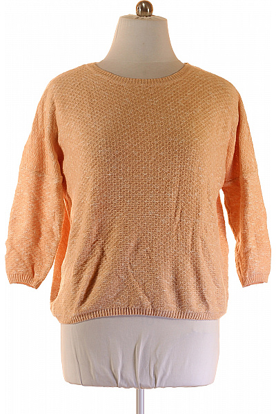 Dámský Pulovr Oranžový Amisu Vel. L