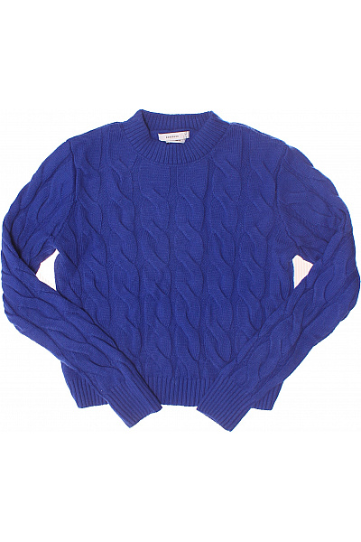 Reserved Dámský Pulovr Modrý Second hand Vel. S