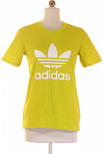 ADIDAS Dámské Tričko Zelené Second hand Vel. S