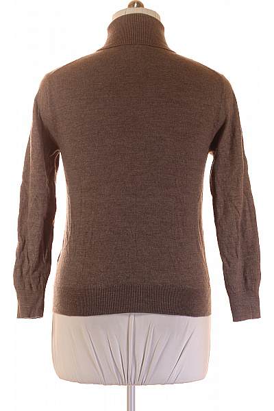 Dámský Svetr Meriný Hnědý Vel. XL