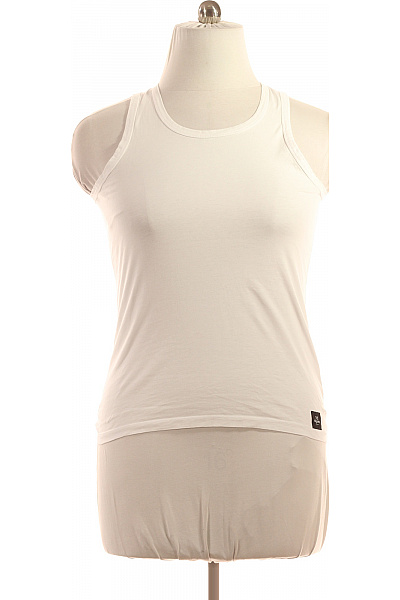 Ungaro Dámské Tílko Bílé Second hand Vel. XL