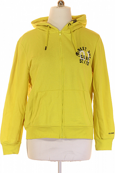 Pánská Mikina Na Zip Zelená Street One Vel. XL