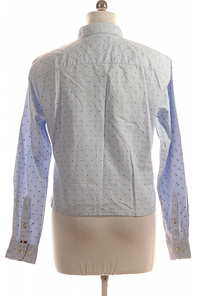 TOMMY HILFIGER Pánská Košile Modrá Second hand Vel. S