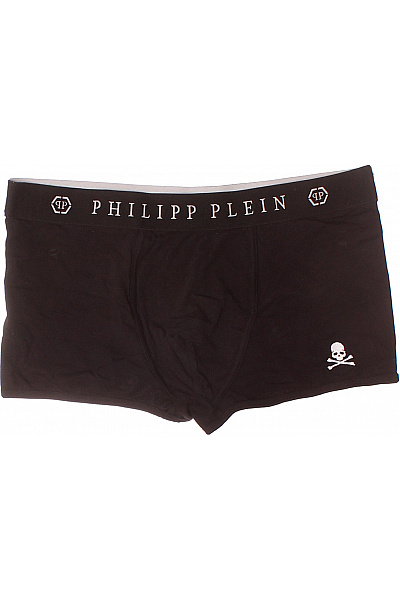Pánské Spodní Prádlo Černé PHILLIP PLEIN Second hand Vel. XXL