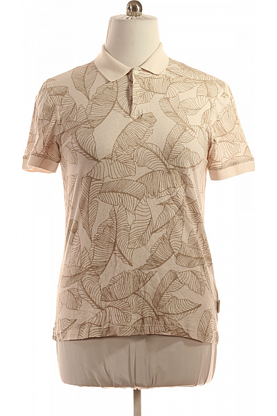 Pánské Tričko Béžové Guess Vel. M