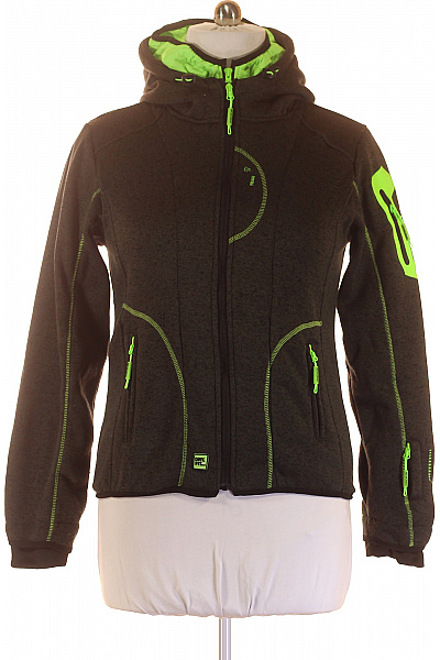 Funkční Dámská Mikina Zelená Geographical Norway Vel. XL