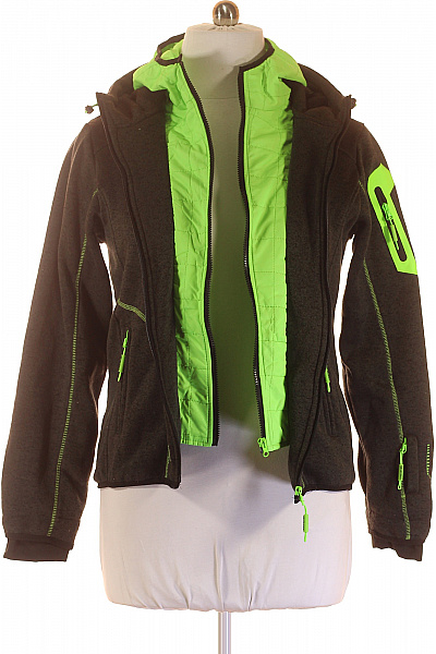 Funkční Dámská Mikina Zelená Geographical Norway Vel. XL