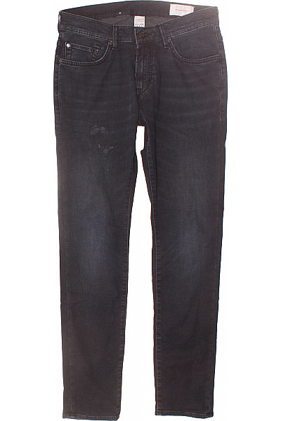 BALDESSARINI Boyfriend Dámské Džíny Modré Second Hand Vel. 30