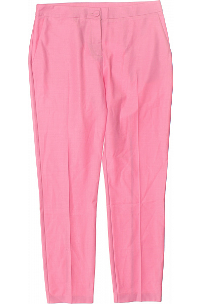 PATRIZIA  PEPE Společenské Dámské Kalhoty Růžové Vel. 44