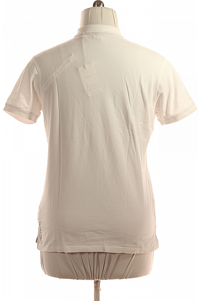 U.S.POLO ASSN. Pánské Tričko s Límečkem Bílé Vel. L