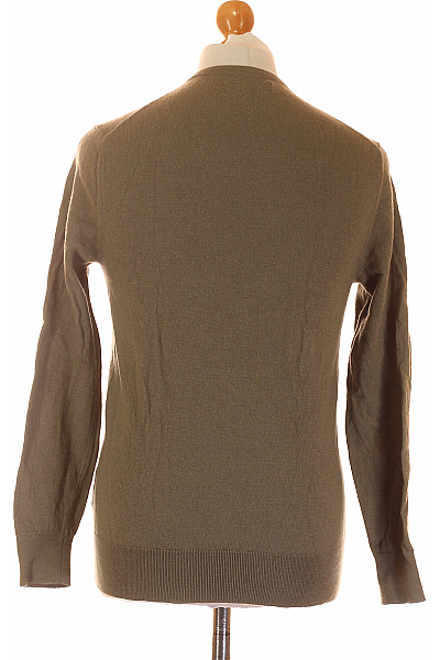 Pánský Svetr Meriný Khaký Second hand Vel. M