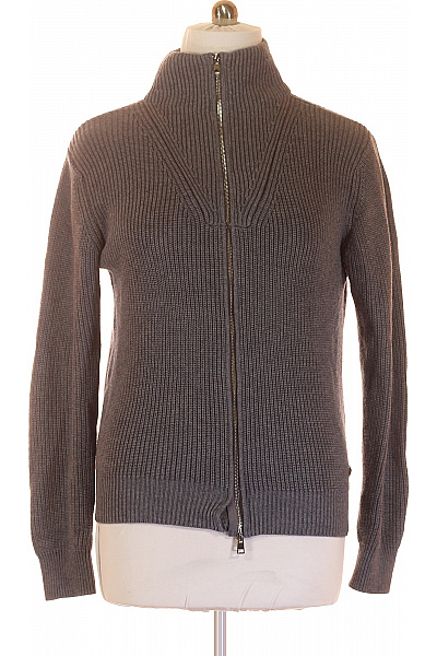 Pánský Svetr Vlněný Šedý BALDESSARINI Vel. L