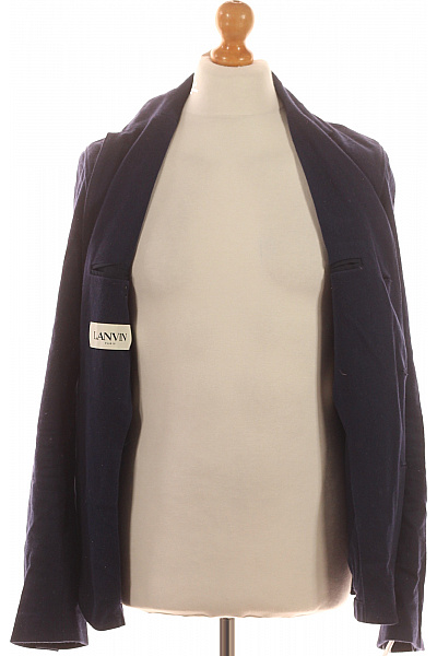 LANVIN PARIS Pánské Sako Modré Vel. 48 | LANVIN PARIS | obrázek 4