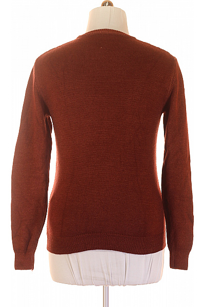 Pánský Pulovr Vlněný Hnědý Vel. S