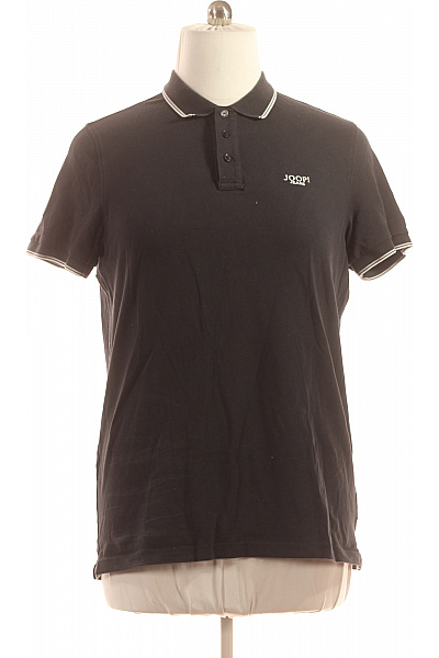 Pánské Tričko S Límečkem Černé JOOP! Second Hand Vel. XL
