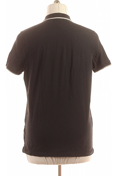 Pánské Tričko s Límečkem Černé JOOP! Second hand Vel. XL