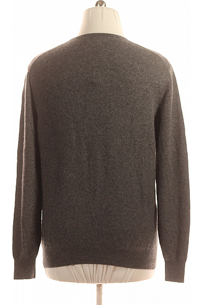Pánský Pulovr Kašmírový Šedý Second hand