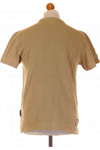 G-Star Jednoduché Pánské Tričko Béžové Vel. M