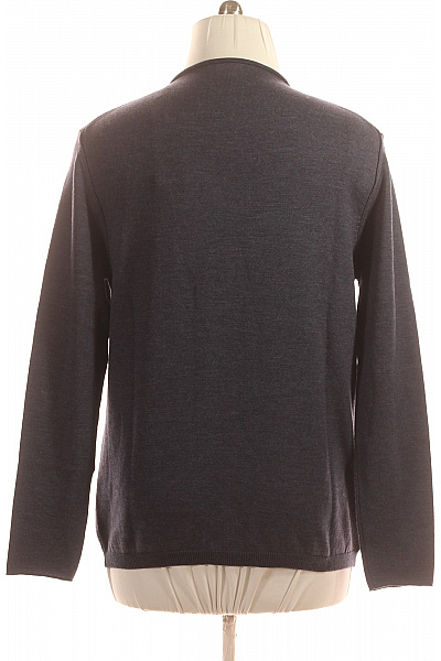 PHIL PETTER Pánský Pulovr Vlněný Modrý Vel. XXL