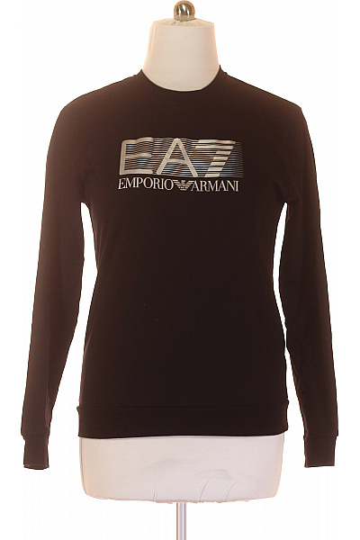 Pánská Mikina Černá ARMANI Second hand Vel. XL