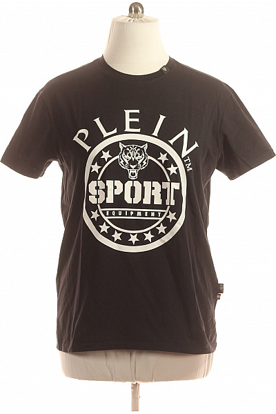 Pánské Tričko Černé PLEIN SPORT Vel. XXL