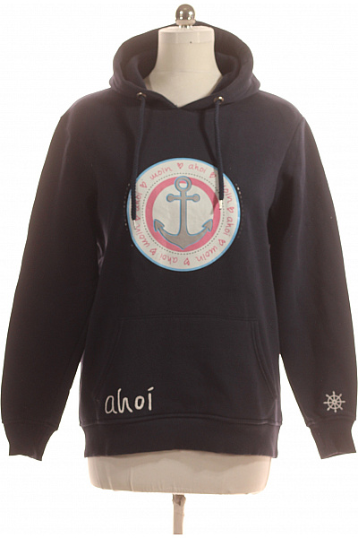 Zwillingsherz Dámská Mikina Bez Zapínání Modrá Vel. M