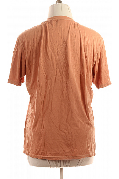 Jednoduché Pánské Tričko Hnědé Hugo Boss Vel. L