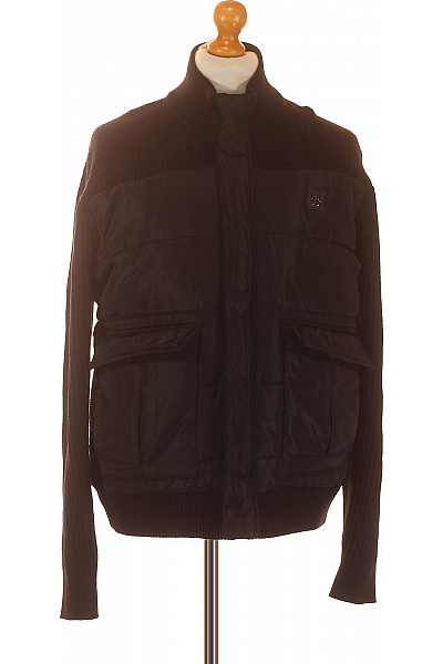 Pánská Bunda Černá Hugo Boss Second hand Vel. M