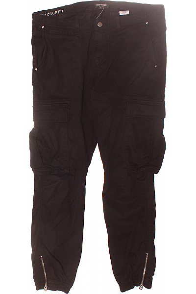 True Religion Pánské Kalhoty Kapsáče Černé Second Hand Vel. 34