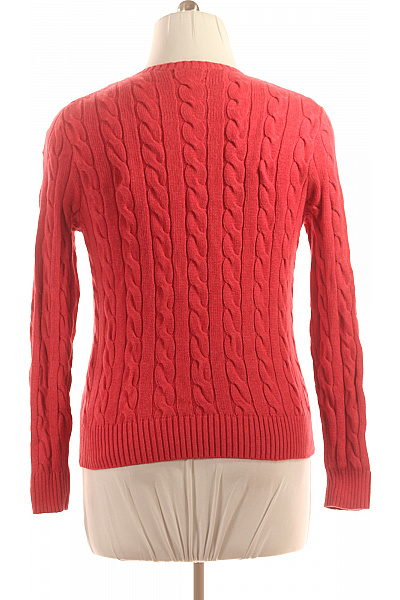 Pánský Pulovr Červený Ralph Lauren Second hand Vel. S