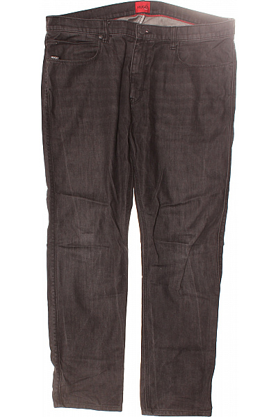 Hugo Boss Pánské Džíny Černé Second Hand Vel. 34/36