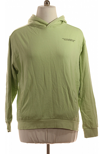 Pánská Mikina Bez Zapínání Zelená Second hand Vel. L