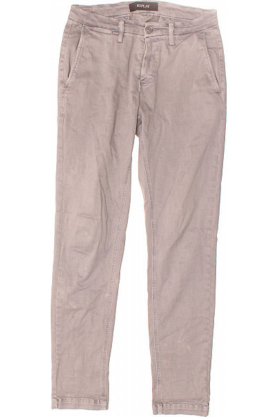 Pánské Kalhoty Šedé REPLAY Second hand Vel. 28/30