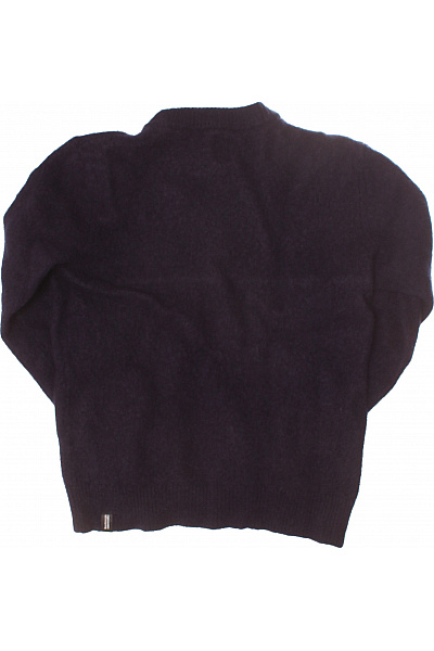 Pánský Pulovr Vlněný Modrý BOMBOOGIE Vel. XL