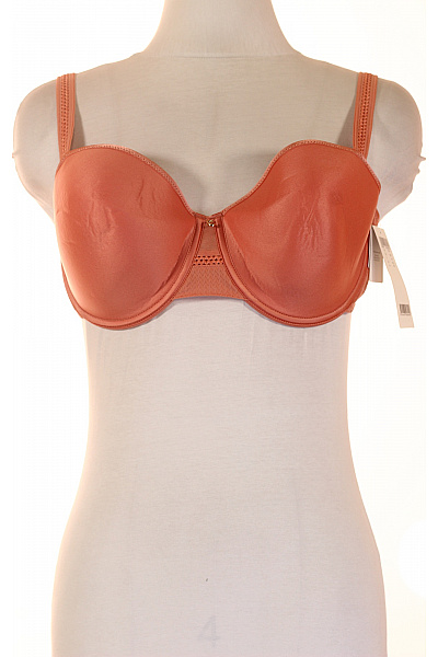 Chantelle Dámská podprsenka hladká bez ramínek bardotka vycpaná oranžová Vel. EU 90C | Chantelle | obrázek 2